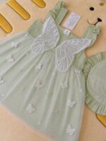 Baby Girl Butterfly Dress - Image 3