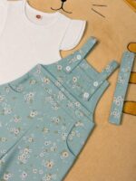 Baby Girl Printed Dungaree - Image 4