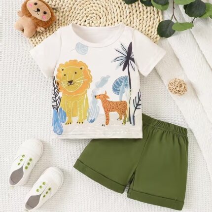 Baby Boy T-Shirt + Short Pant set