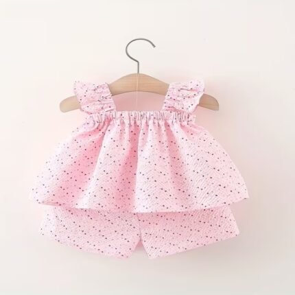 Baby Girl Polka Dot Flying