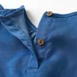 Baby Girl's Bow Ruffled Romper - Image 2