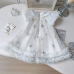 Kids Girl's Sweet Star Princess Party Dress - Image 2