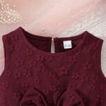 Kids Girl's Sleeveless Summer Party Dress - Image 3