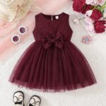 Kids Girl's Sleeveless Summer Party Dress