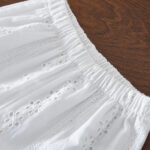 Kids Girl's Summer Korean Style Sleeveless Embroidered Top & Wide-leg Cotton Pant 2pcs Set - Image 4