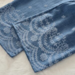 Kids Girl's Blue Snowflake Print Two-Piece Sleeveless Outfit - Image 5