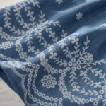 Kids Girl's Blue Snowflake Print Two-Piece Sleeveless Outfit - Image 2