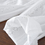 Kids Girl's Summer Korean Style Sleeveless Embroidered Top & Wide-leg Cotton Pant 2pcs Set - Image 5