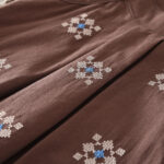 Kids Girl's Summer Korean Style Sleeveless Embroidered Top & Wide-leg Cotton Pant 2pcs Set - Image 3