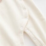 Baby Girl's Sweet Ruffled Full Sleeve & Rabbit Ear Coller Romper with ruffled cap set for Autumn - Image 5