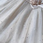 Kids Girl's Korean Style Sleeveless Sequin Mesh Puffy Princess Party Dress - Image 4