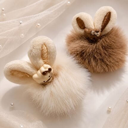 Baby Girl's Rabbit Ear Hair Clip set (2 pcs)